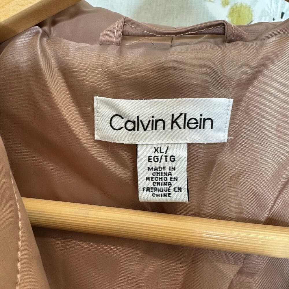 Calvin Klein Mauve Pink Quilted Jacket - Size XL - Picture 5 of 6